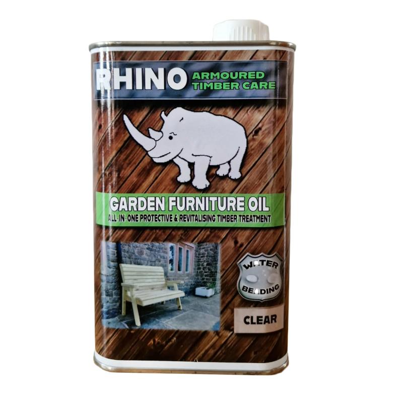 Churnet Valley Wood Preservative Rhino Clear - 1 Litre Tin