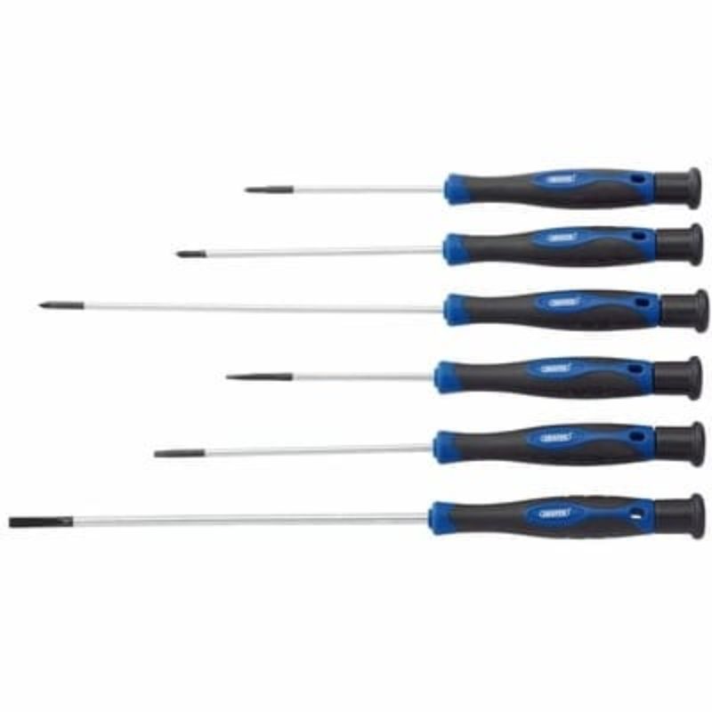 Draper Extra Long Precision Screwdriver Set (6 Piece)