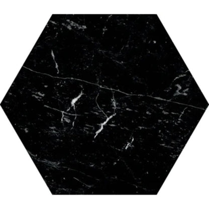 Hexa Terni Matt Black Marble Effect 230mm x 270mm (16 per Box)