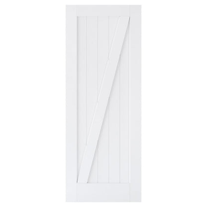 LPD Barn White Primed Internal Door - 78in x 30in x 35mm (1981 x 762mm)
