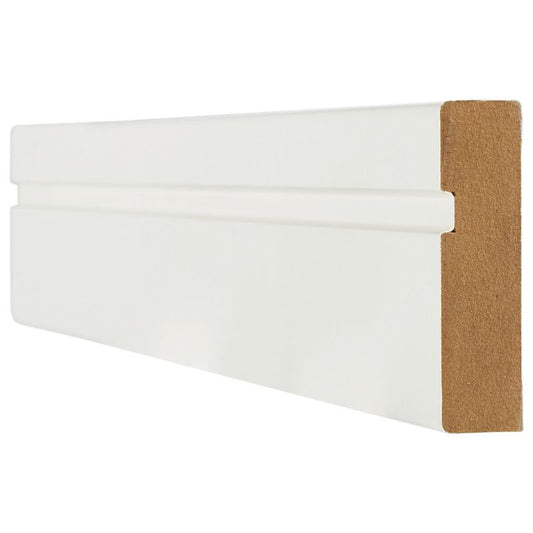 LPD White Primed Single Groove Architrave - 2200mm x 70mm x 18mm
