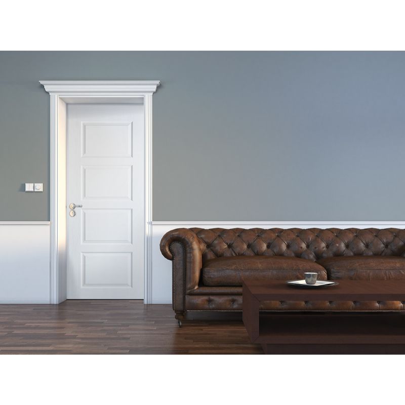 LPD Contemporary White Composite Internal Fire Door-78in x 27in x 44mm (1981 x 686mm)