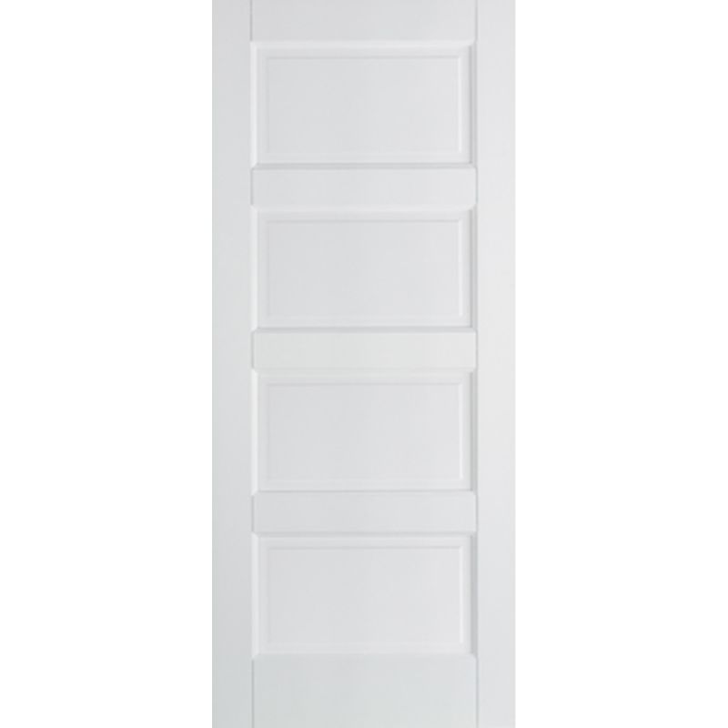 LPD Contemporary White Composite Internal Fire Door-78in x 27in x 44mm (1981 x 686mm)