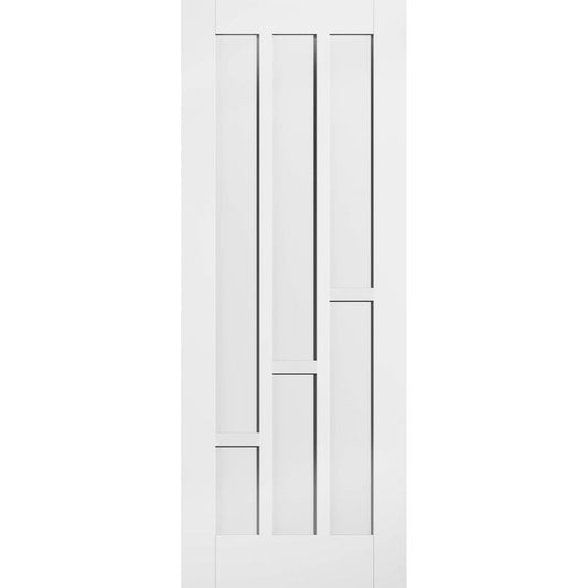 LPD Coventry White Primed Internal Fire Door-78in x 33in x 44mm (1981 x 838mm)