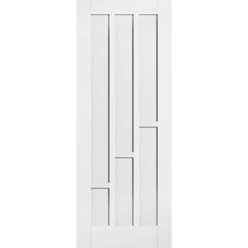 LPD Coventry White Primed 6 Panel Interior Door - 1981mm x 610mm