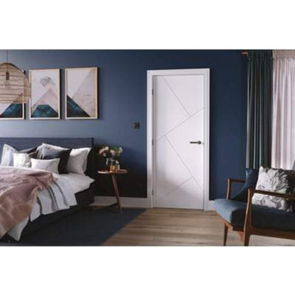 LPD Dover White Primed Interior Door - 1981mm x 762mm