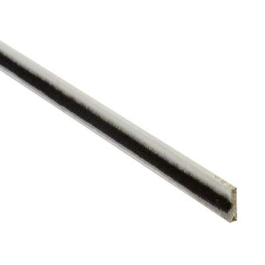 LPD Lorient Intumescent Pile (Black Brush) FD30 White - 20mm x 4mm x 2.1m