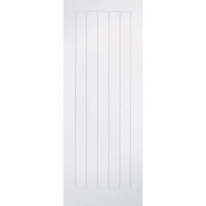 LPD Mexicano White Primed Interior Fire Door FD30 - 1981mm x 610mm