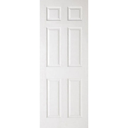 LPD Textured White Moulded 6 Panel Internal Door 78in x 27in x 35mm (1981 x 686mm)