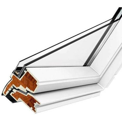 VELUX GPU MK06 007021U White Polyurethane Integra Electric Roof Window - 78 x 118cm