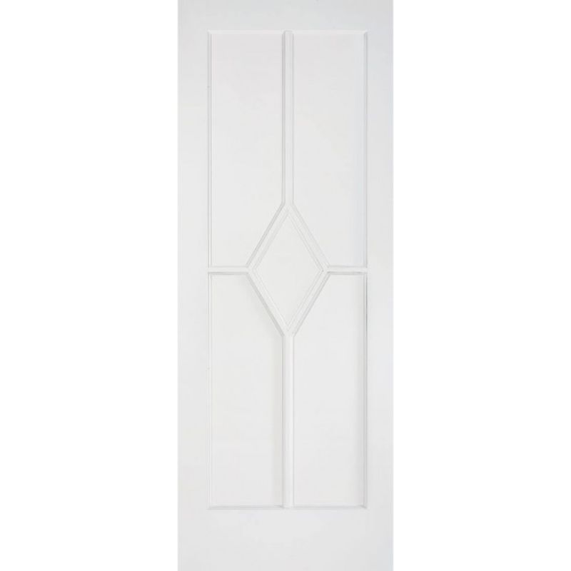 LPD Primed White Reims Internal Door - 78in x 30in x 35mm (1981 x 762mm)