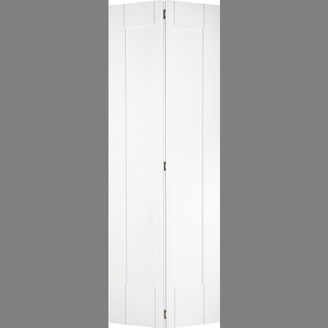 Image for LPD Bifold White Primed Shaker 1 Panel Internal Door