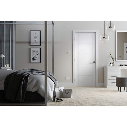 LPD Vancouver White Primed FD30 Internal Fire Door 78in x 27in x 44mm (1981 x 686mm)