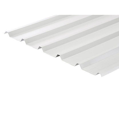 Cladco 32/1000 Box Profile Polyester Paint Coated 0.7mm Metal Roof Sheet White - All Sizes