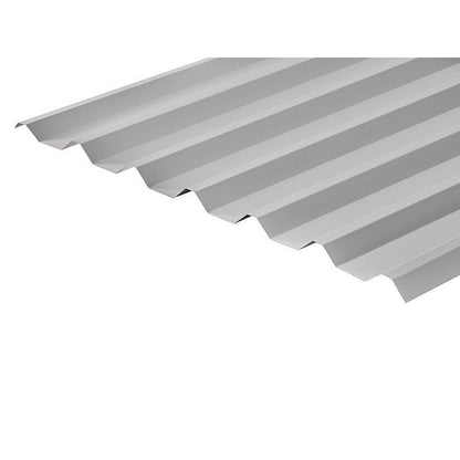 Cladco 34/1000 Box Profile Polyester Paint Coated 0.5mm Metal Roof Sheet White - All Sizes