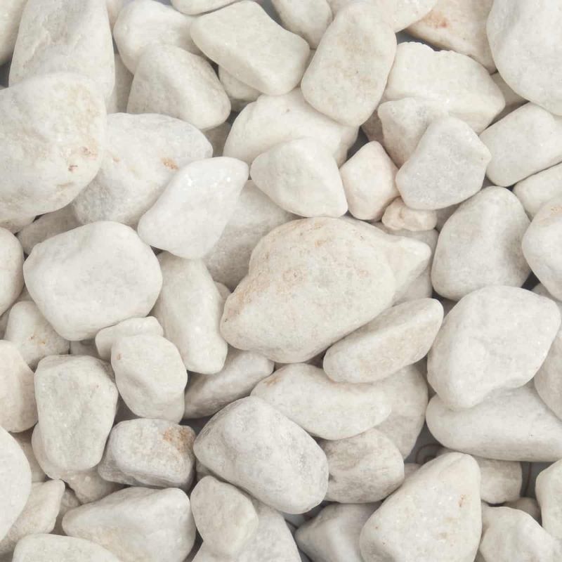 20mm - 40mm - White Pebbles - 850kg Bag