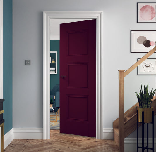 JB Kind Catton primed Internal Door -Wine Red-1981 x 838 x 35mm