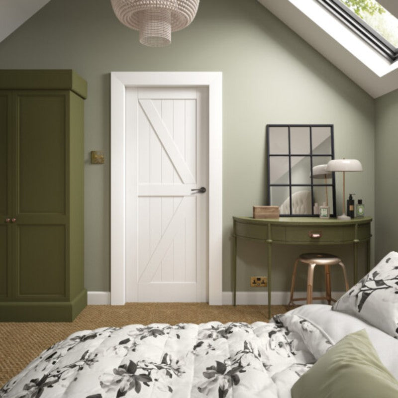 XL Joinery White Primed Cottage Door - 1981 x 686 x 35mm (27")