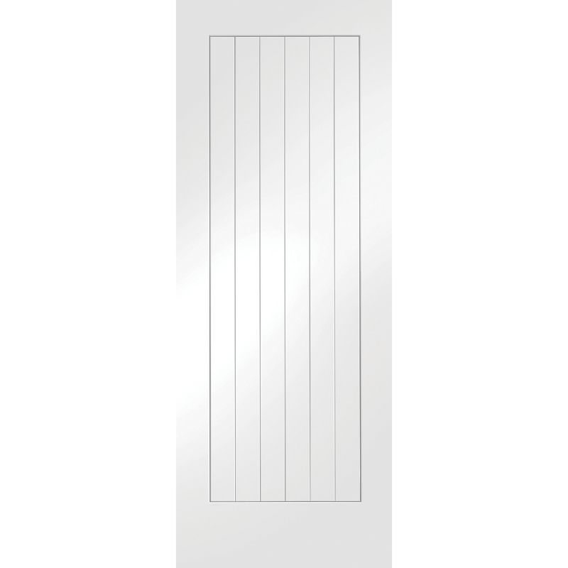 Image for XL Joinery Suffolk Internal White Primed Door 1981 x 533 x 35mm (21")