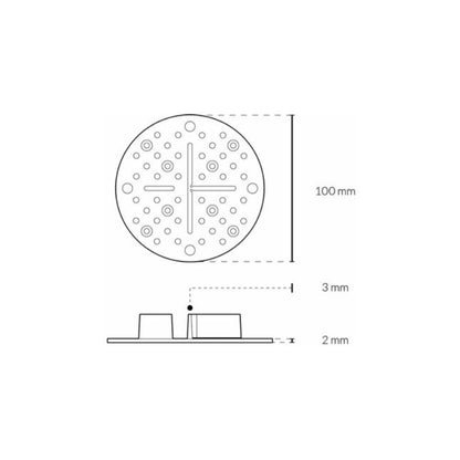 Castle Composites Decking / Paving DDP Rubber Support - 2mm 