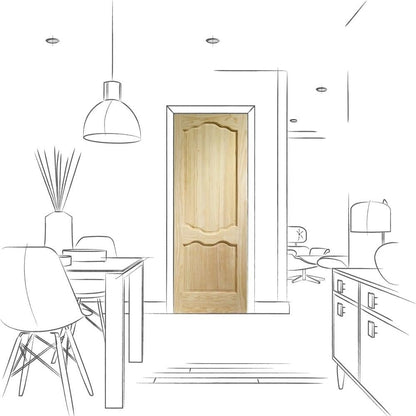 Image for XL Joinery Louis Internal Clear Pine Door