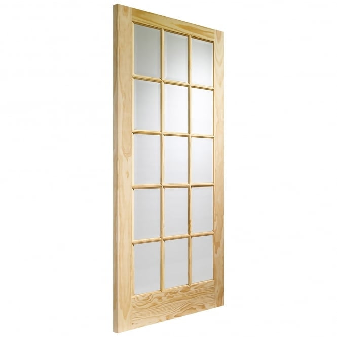 Image for XL Joinery SA77 Internal Clear Pine Door with Clear Glass