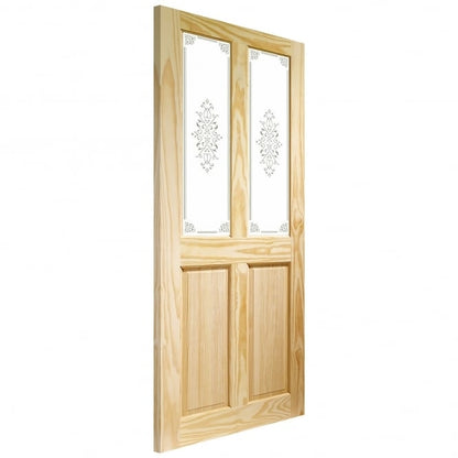 Image for XL Joinery Victorian 4 Panel Internal Clear Pine Door with Campion Glass