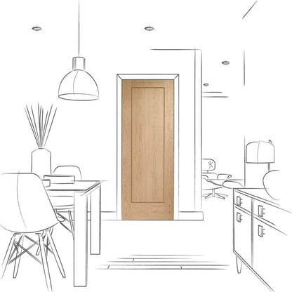 Image for XL Joinery Pattern 10 Pre-Finished Internal Oak Door