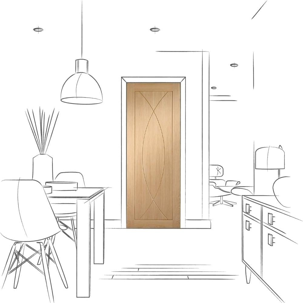 Image for XL Joinery Pesaro Pre-Finished Internal Oak Door