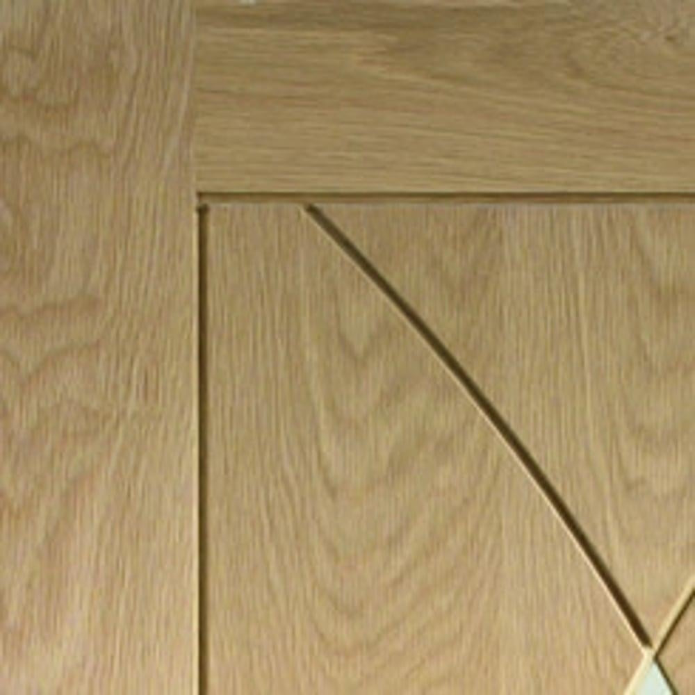 Image for XL Joinery Pesaro Pre-Finished Internal Oak Door with Clear Glass