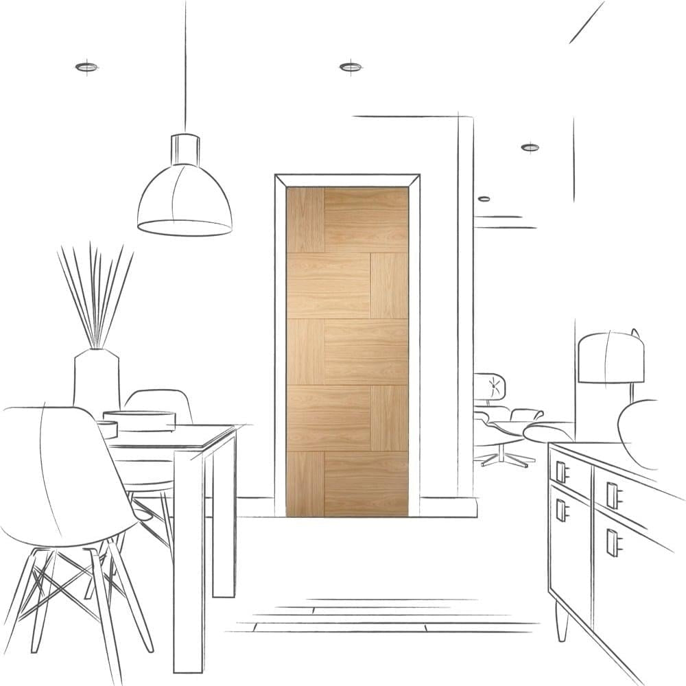 Image for XL Joinery Ravenna Pre-Finished Internal Oak Door