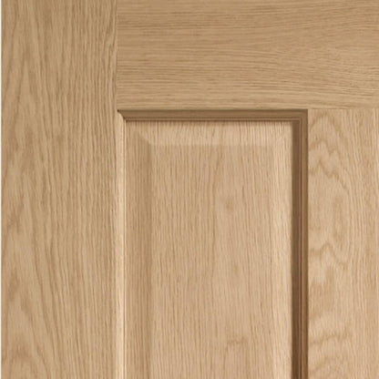 Image for XL Joinery Victorian 4 Panel Pre-Finished Internal Oak Fire Door