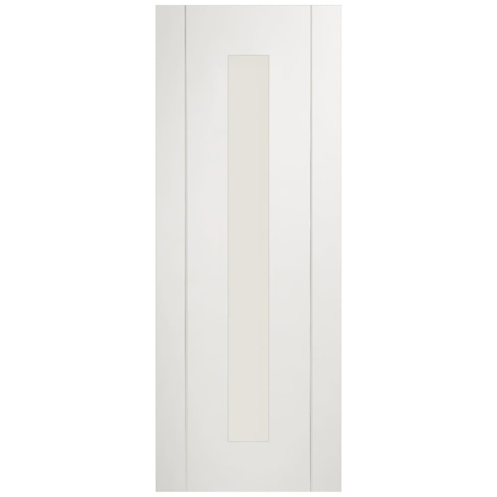 Image for XL Joinery Forli Pre-Finished Internal White Door with Clear Glass