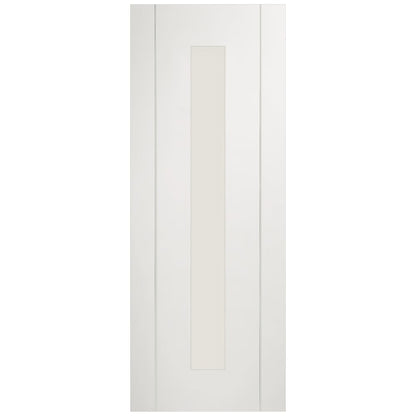 Image for XL Joinery Forli Pre-Finished Internal White Door with Clear Glass