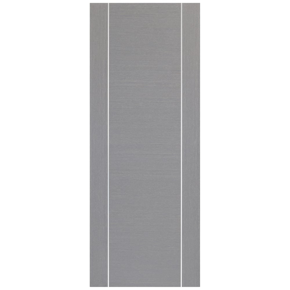 Image for XL Joinery Forli Pre-Finished Light Grey Fire Door