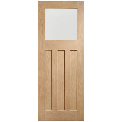 Image for XL Joinery DX Internal Oak Door with Obscure Glass