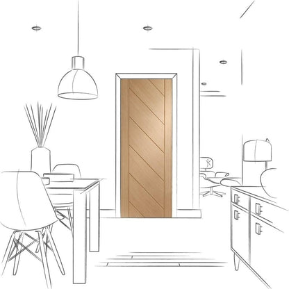 Image for XL Joinery Monza Internal Oak Door