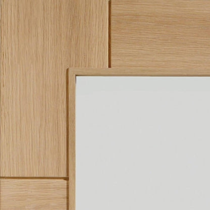 Image for XL Joinery Ravenna Internal Oak Door with Clear Glass