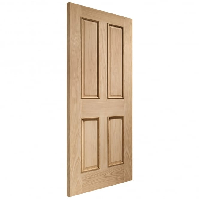 Image for XL Joinery Victorian 4 Panel With Raised Mouldings Internal Oak Door