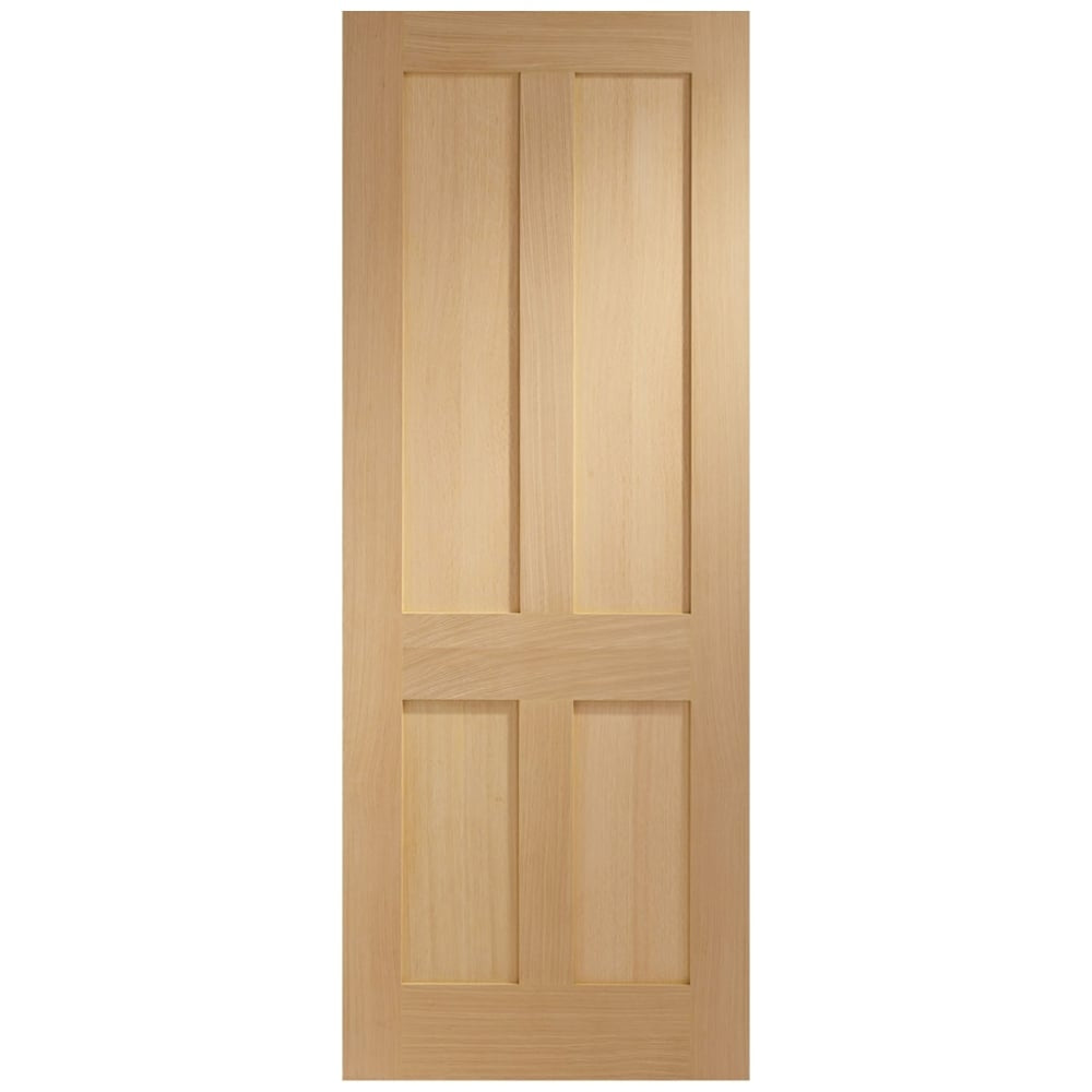 Image for XL Joinery Victorian Shaker 4 Panel Internal Oak Door