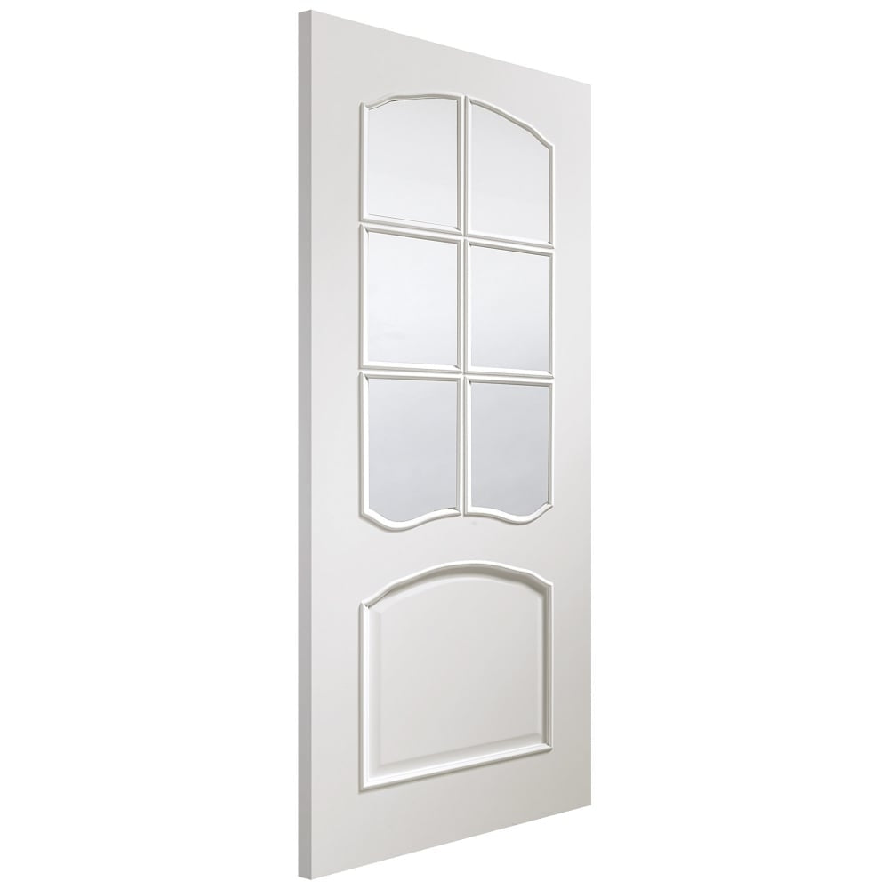 Image for XL Joinery Riviera Pre-Finished Internal White with Clear Bevelled Glass