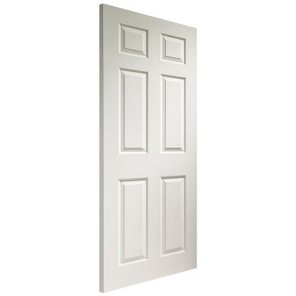 Image Of XL Joinery Colonist 6 Panel Internal White Moulded Fire Door