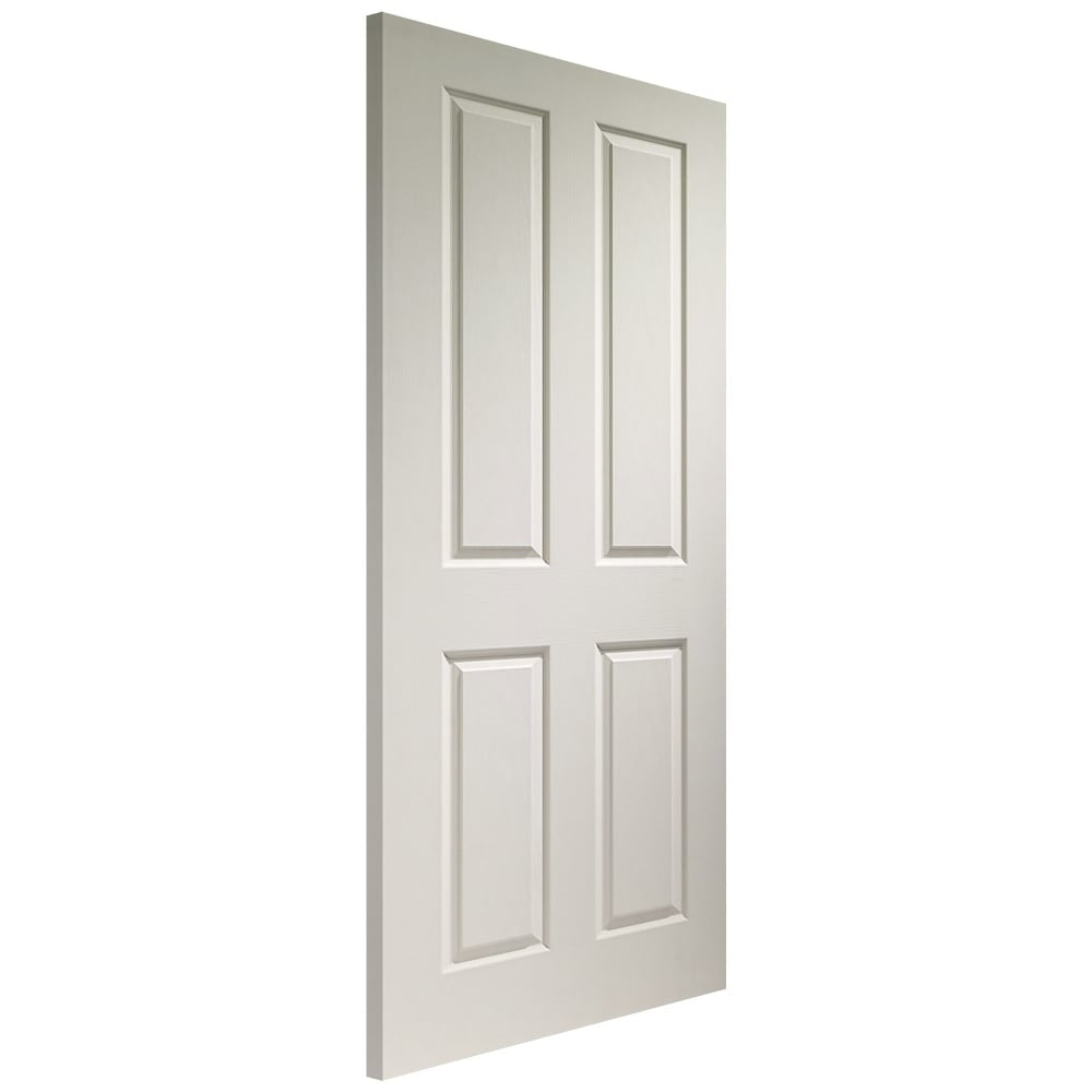 Image Of XL Joinery Victorian 4 Panel Internal White Moulded Door