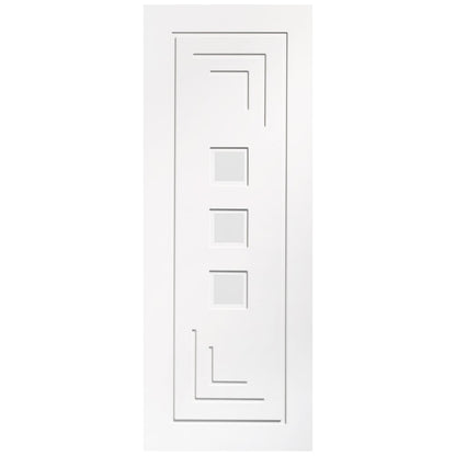 Image for XL Joinery Altino Internal White Primed Door with Clear Glass