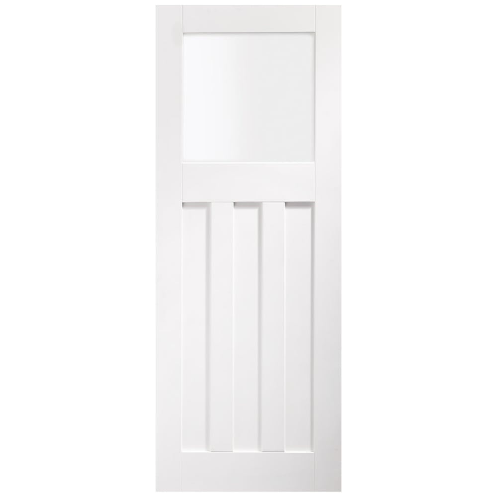 Image for XL Joinery DX Internal White Primed Door with Obscure Glass