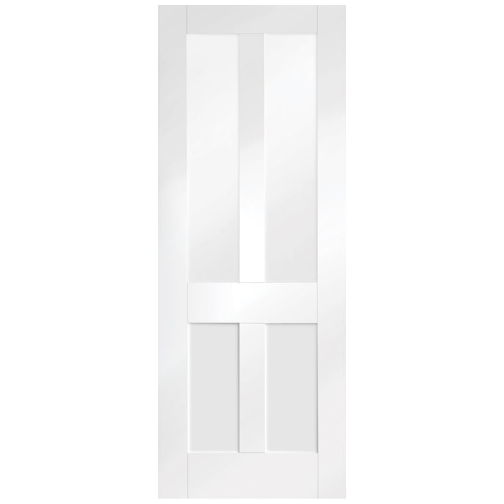 Image for XL Joinery Malton Shaker Internal White Primed Door with Clear Glass