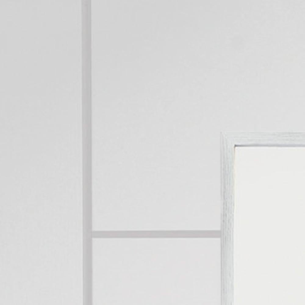 Image for XL Joinery Palermo 1 Light Internal White Primed Door with Clear Glass