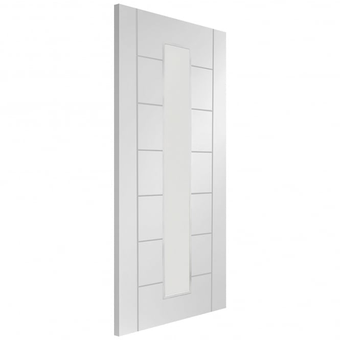 Image for XL Joinery Palermo 1 Light Internal White Primed Door with Clear Glass