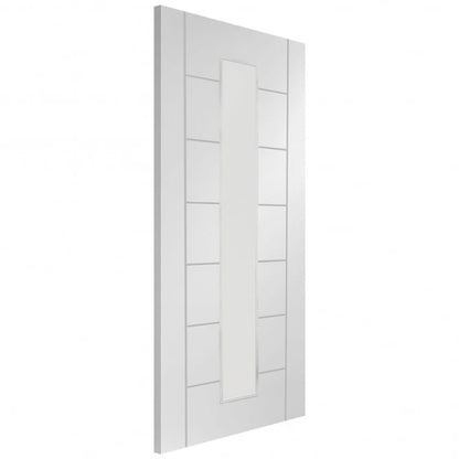 Image for XL Joinery Palermo 1 Light Internal White Primed Door with Clear Glass