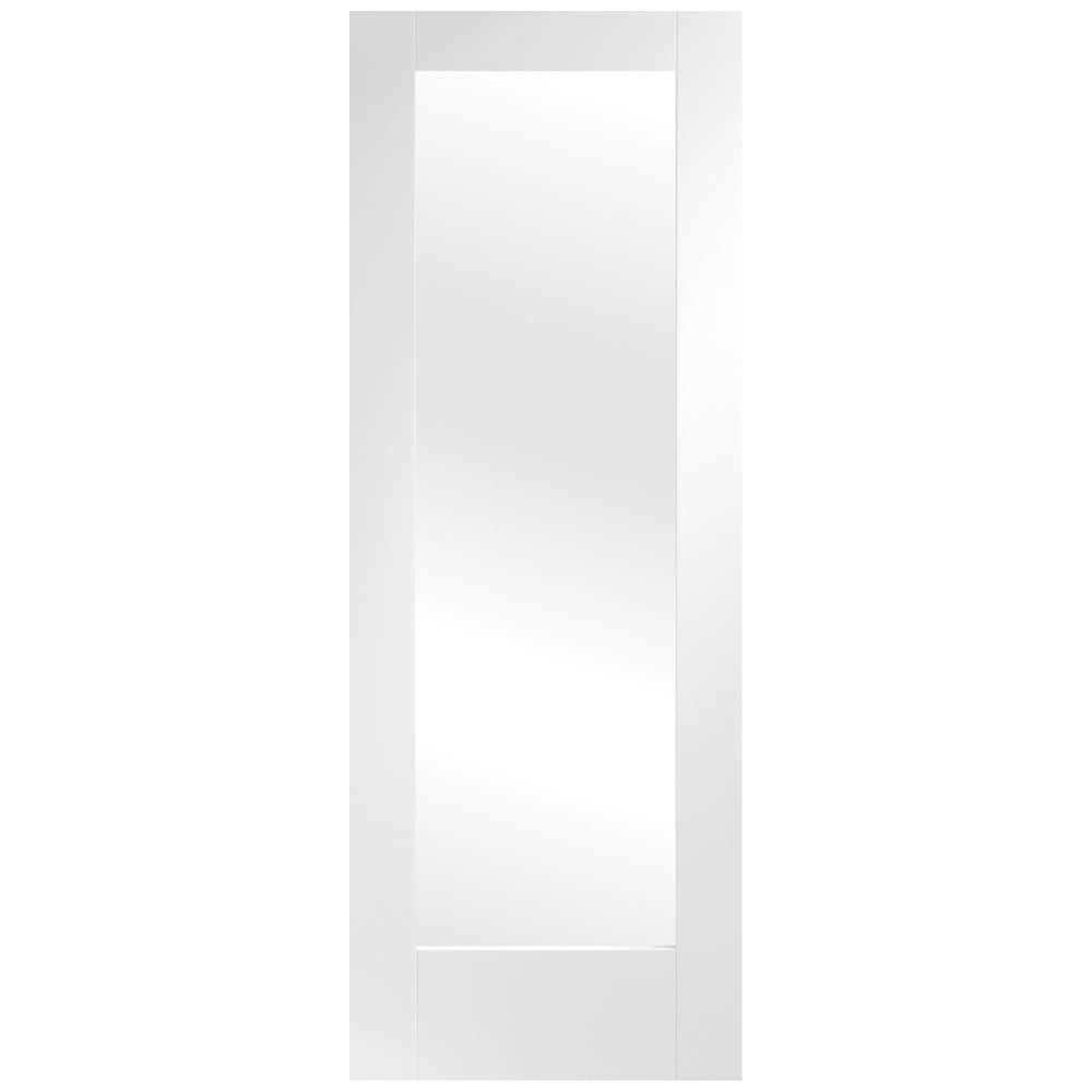 Image for XL Joinery Pattern 10 Internal White Primed Door with Clear Glass